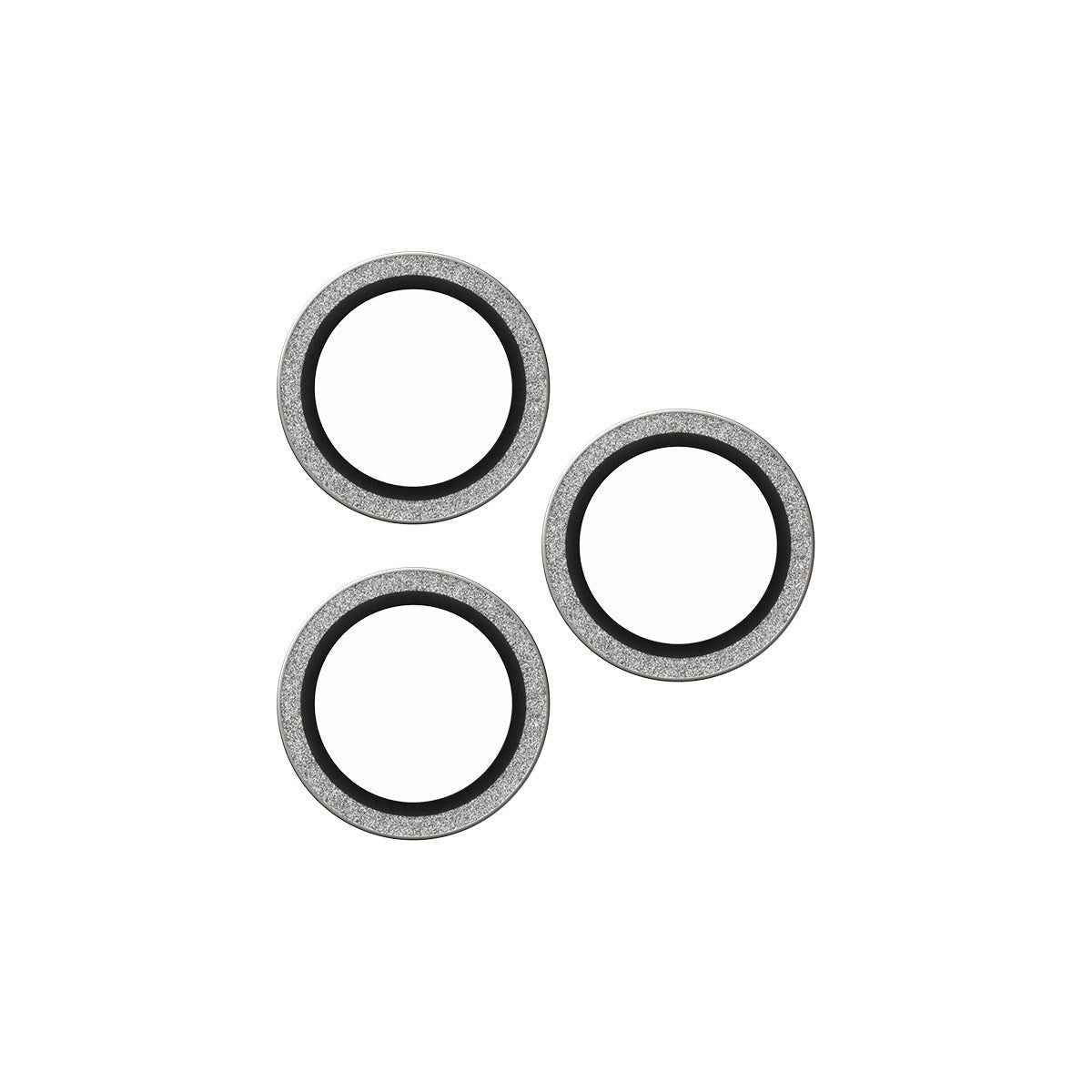 SAFE. by PanzerGlass® Camera Lens Protector Glitter Silver iPhone 16 Pro | 16 Pro Max